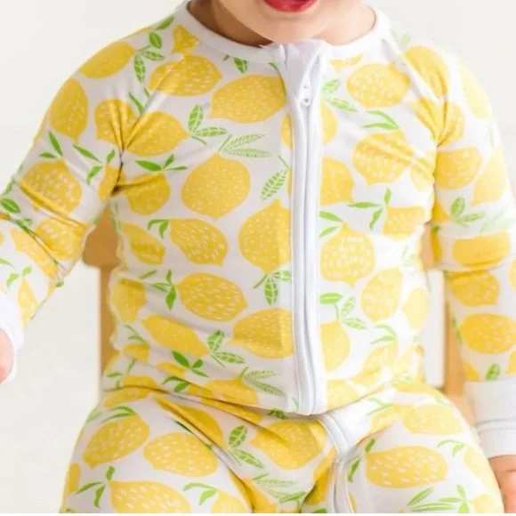 Little Sleepies Lemon Footie - Picture 2 of 7